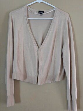 Torrid Cropped Long Sleeve Cardigan